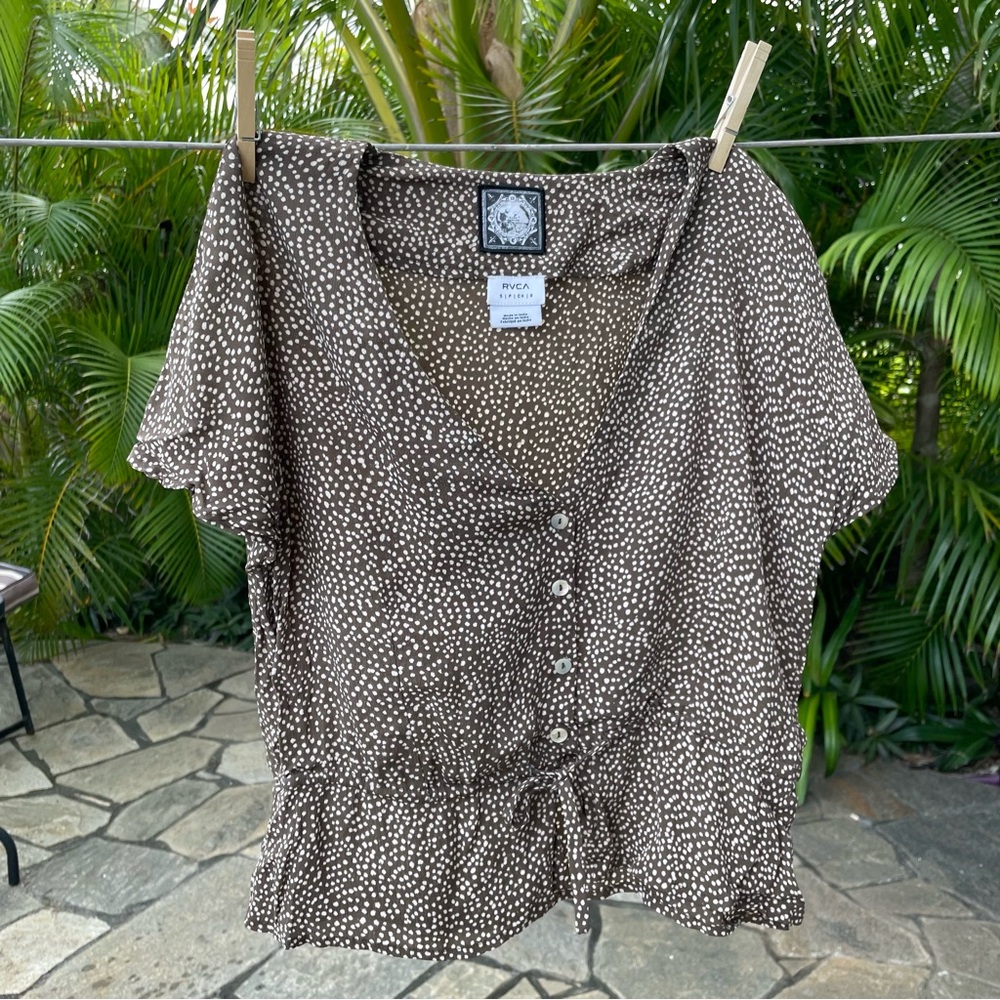 RVCA Benji Pebble Top